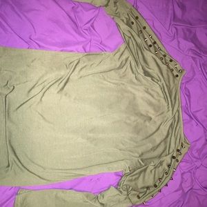 Dark green long sleeve shirt